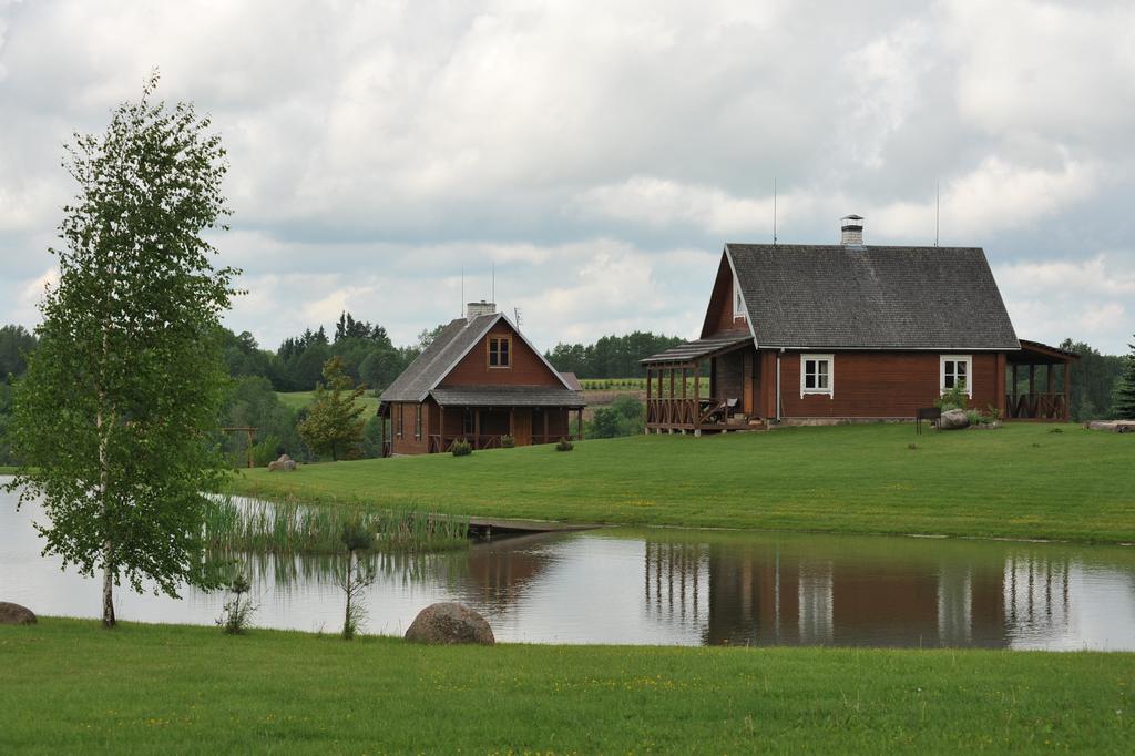 Country Houses Vidu Sodyba Hostal Utena Exterior foto